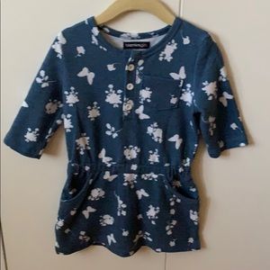 Bloomie’sgirl Blue/white Elastic Dress Size 3